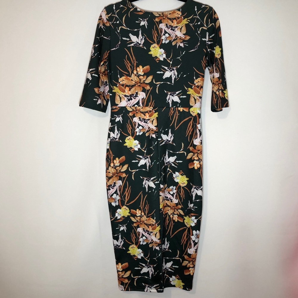 Bodycon Floral office dress